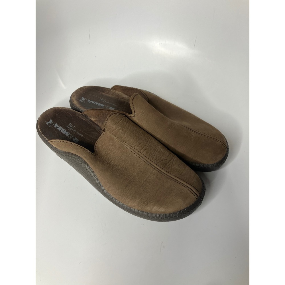 Romika Leather Clogs Mens‎ 46 Brown Good Slip On Mules Comfort Shoes